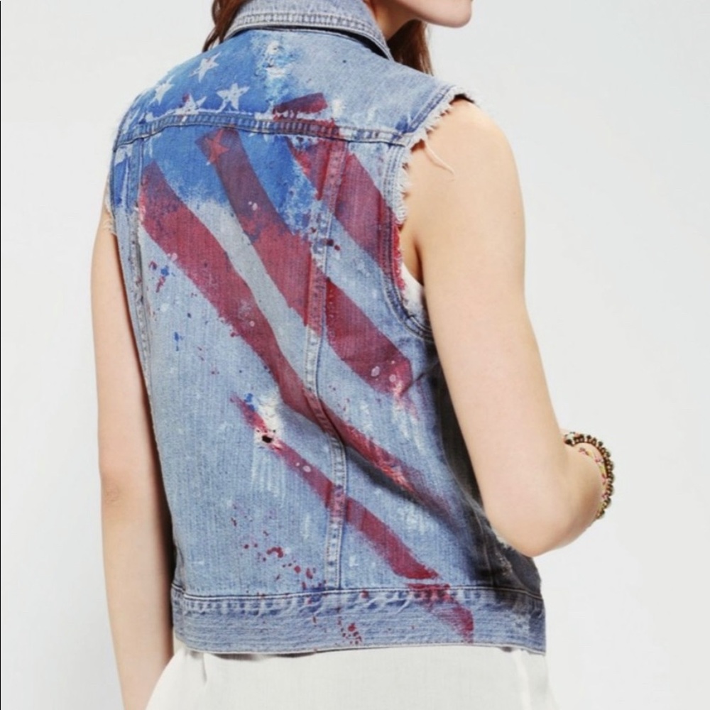 Urban Outfitters BDG Americana denim vest